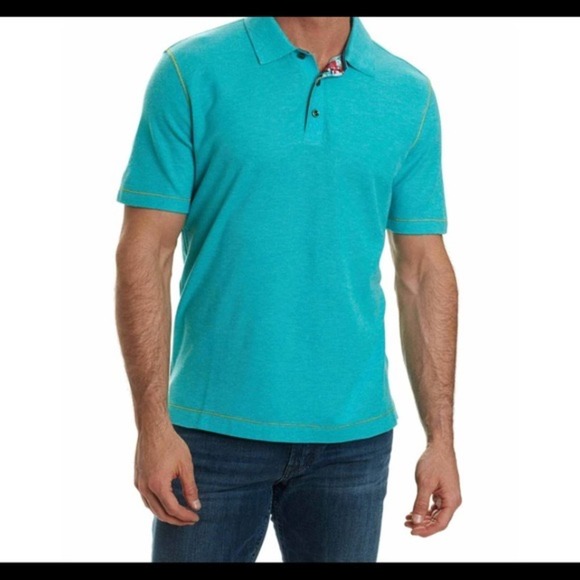 Robert Graham Other - Robert Graham mens Messenger waffle knit Polo shirt size Medium NWT